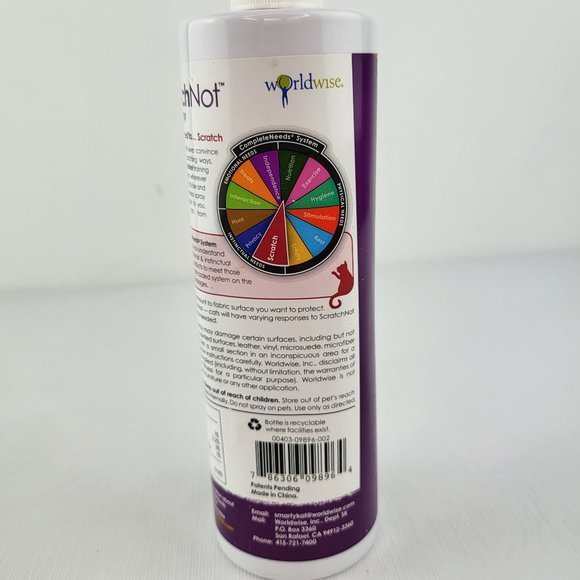 SmartyKat Scratch Not Cat Scratch Deterrent Spray Helps Protect Furniture Carpet - Picture 3 of 3